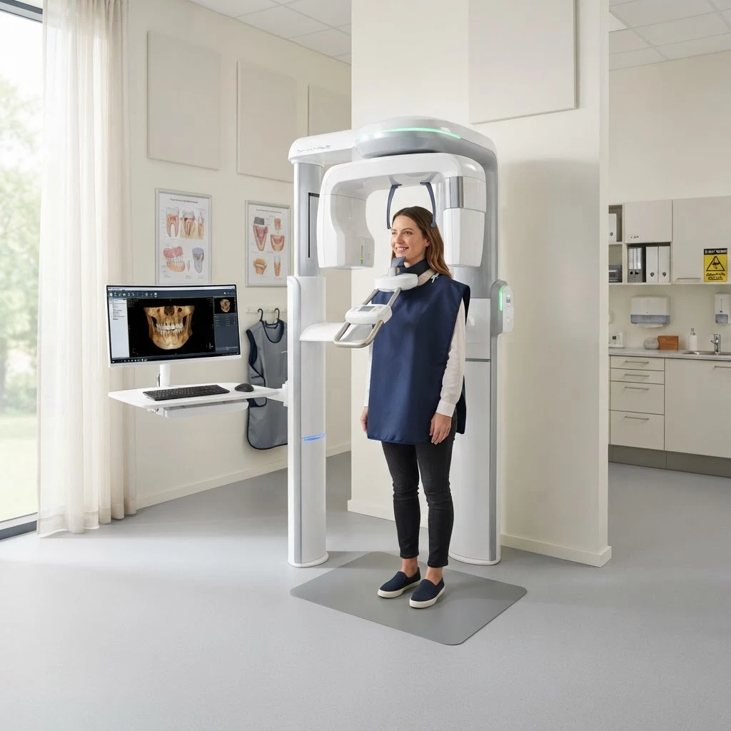 CBCT 3D cone beam panoramic dental imaging machine